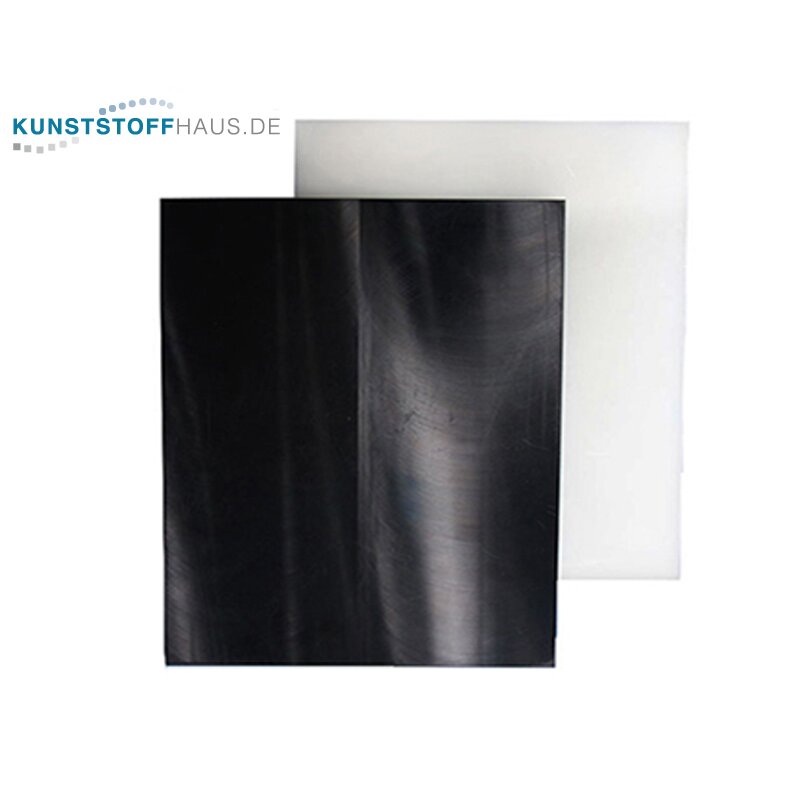 POM Sheet 100 x 100 x 40 mm POM-C black Polyoxymethylene