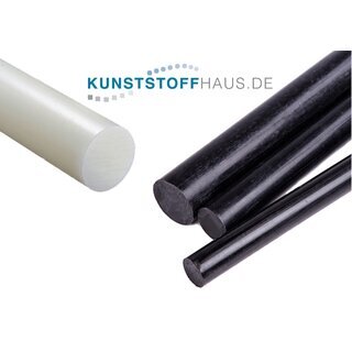 PA 6 GF Rundstab - 20-50 mm Durchmesser - Polyamid
