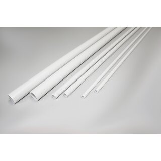 PVC - Rundrohr - Wei� -  Abm. w�hlbar