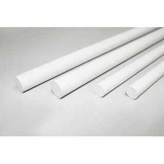 PVC - rod - white - dim. selectable