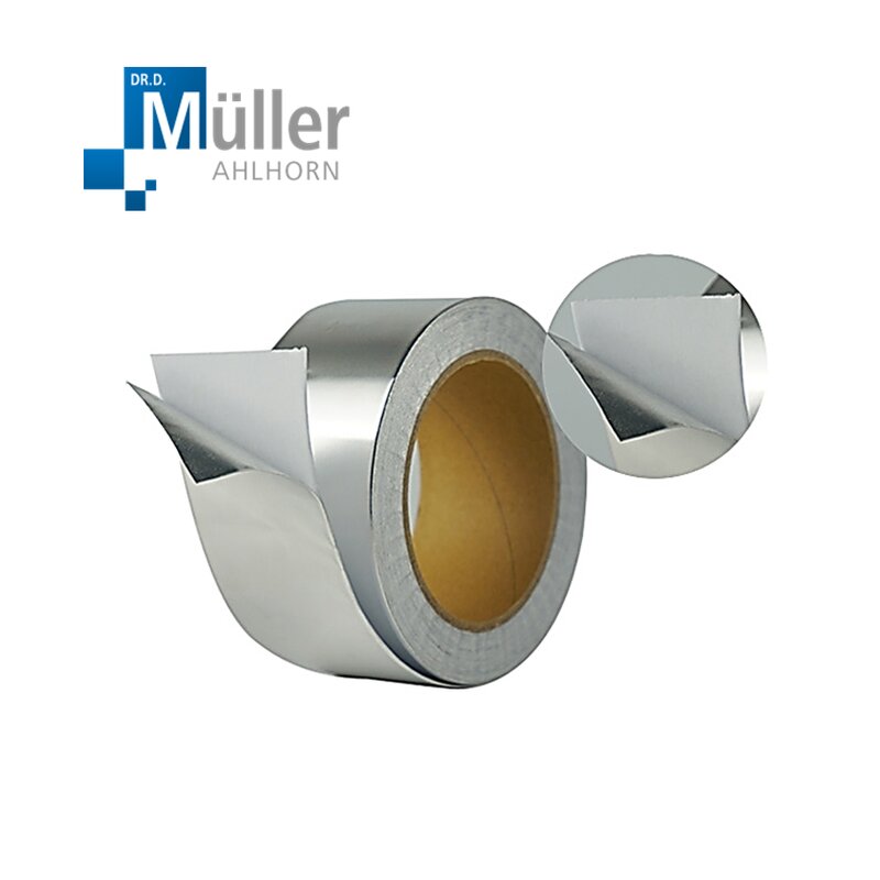 0050-ALU-50 Aluminium Klebeband - Alufolie - Selbstklebend - 50 mm br