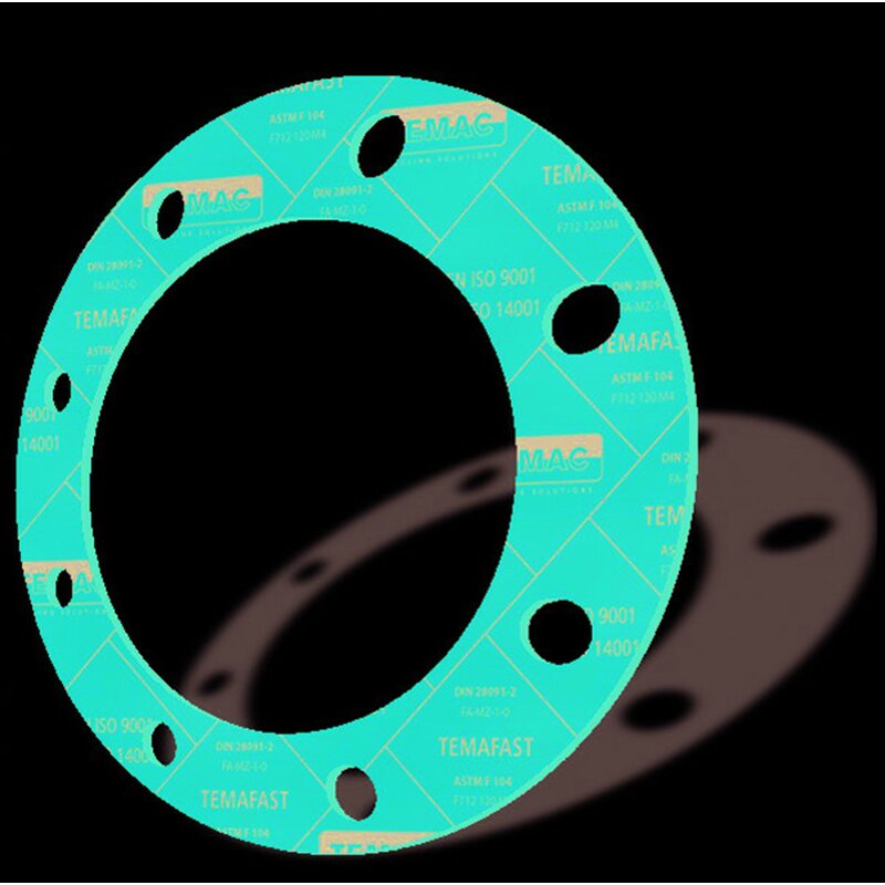 Dichtungsplatte TEMAFAST Red; 5,0 mm dick; 1500 x 1000 mm