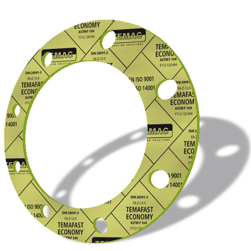 Sealing plate TEMAFAST Economy Yellow; 0,5 mm thick; 1500 x 1000 mm