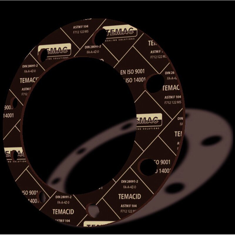 Dichtungsplatte TEMACID Grey; 0,5 mm dick; 1500 x 1000 mm