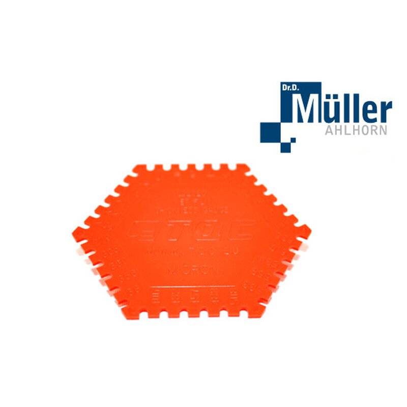 TG-Schichtmessung Schichtdickenmessvorrichtung fr Wrmeleitpaste (58 x 58 x 0,8 mm)
