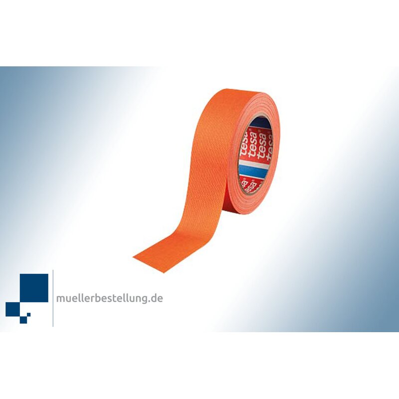 SPTESAGBH-25-25-NOR TESA 4671, Highlight Gewebeband, neonorange, 25 mm, 25 m