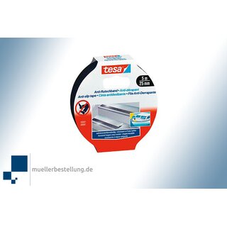 SPTESAARBBK-25-5 TESA® 5587 Anti-Rutschband, schwarz, 25...