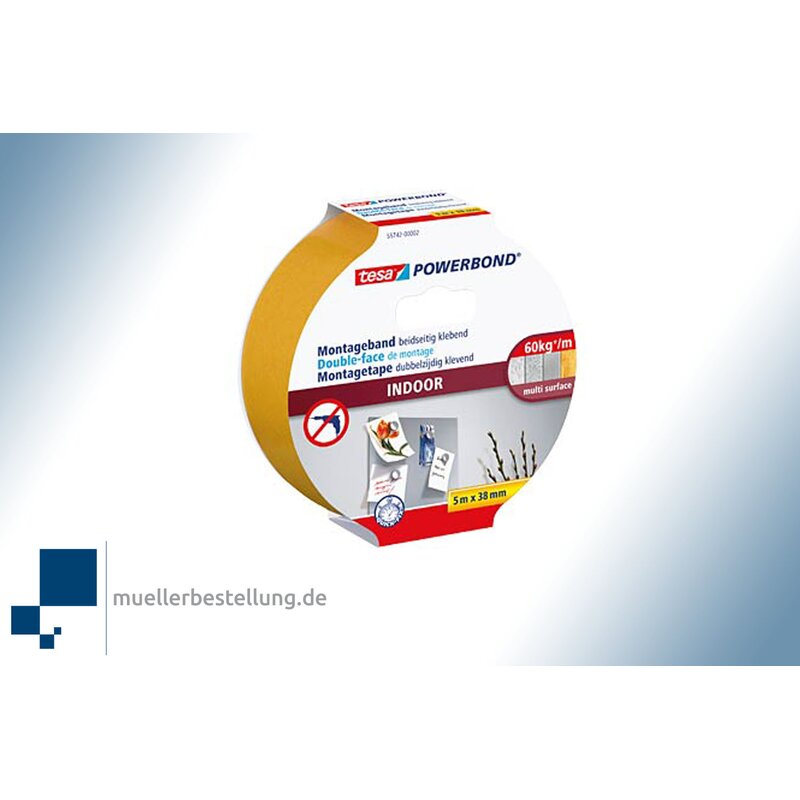 tesa 55731 Installation tape, removable, 50 mm, 10 m