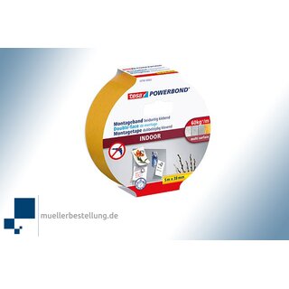 SPTESAPBID-38-5 TESA Powerbond® 55742 Montageband Indoor,...