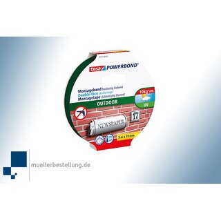 TESA Powerbond� 55751 Montageband Outdoor, 19 mm, 5 m