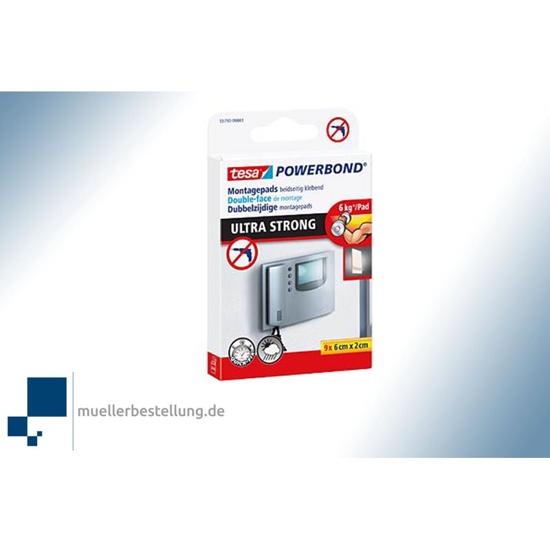 tesa Powerbond 55791 Mounting tape Ultra Strong, 19 mm, 1.5 m