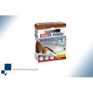 tesa extra Power® 56341 Perfect fabric tape, brown, 19...