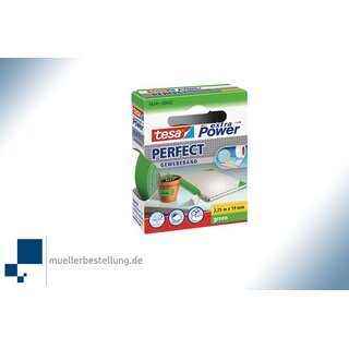 TESA extra Power� 56341 Gewebeband Perfect, gr�n, 19 mm,...