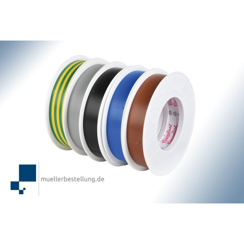 Coroplast 19x25 vde electrical insulating tape, 25 m, 19 mm, pack of 5