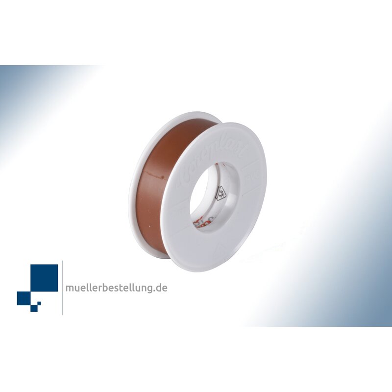 SP-CORO1665-VDE-10-15 Coroplast 1665 VDE Elektroisolierband, 10 m, 15 mm, braun