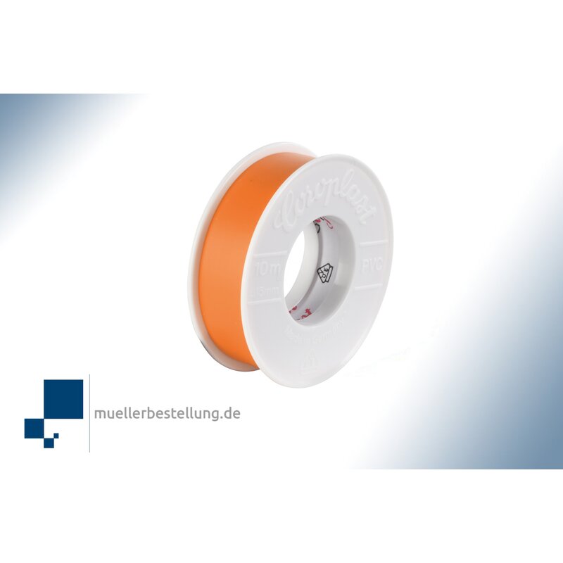 SP-CORO1642-VDE-10-15 Coroplast 1642 VDE Elektroisolierband, 10 m, 15 mm, orange