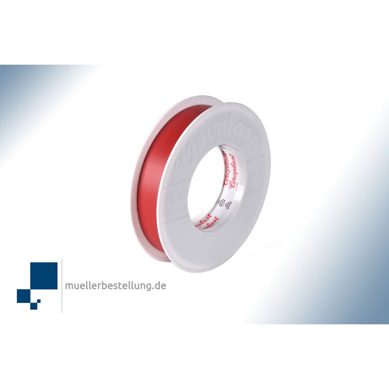 SP-CORO1792-VDE-25-15 Caroplast 1792 VDE Elektroisolierband, 25 m, 15 mm, rot