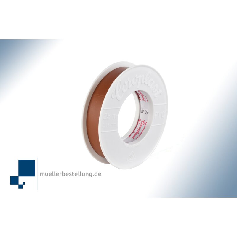 SP-CORO1832-VDE-25-19 Coroplast 1832 VDE Elektroisolierband, 25 m, 19 mm, braun