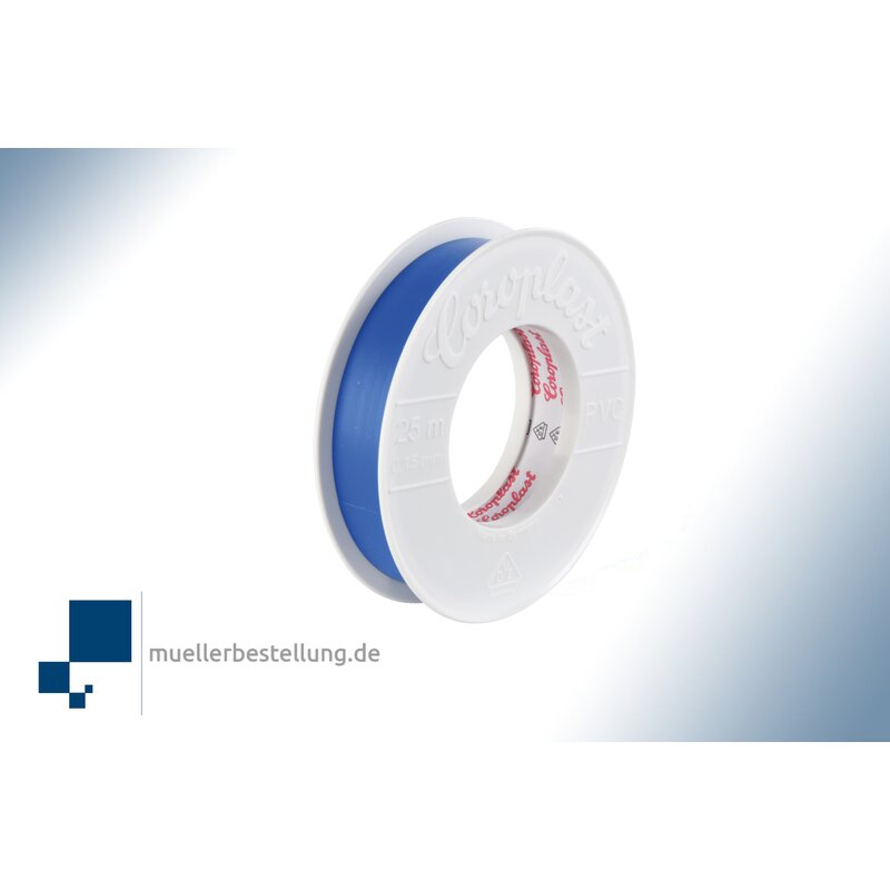 SP-CORO1822-VDE-25-19 Coroplast 1822 VDE Elektroisolierband, 25 m, 19 mm, blau