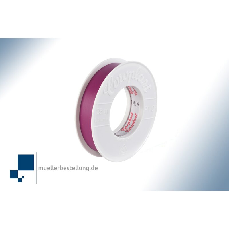 SP-CORO1820-VDE-25-19 Coroplast 1820 VDE Elektroisolierband, 25 m, 19 mm, violett
