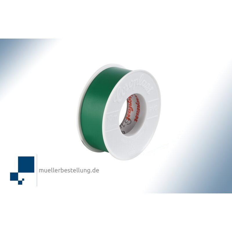 SP-CORO1695-VDE-10-19 Coroplast 1695 VDE Elektroisolierband, 10 m, 19 mm, grn