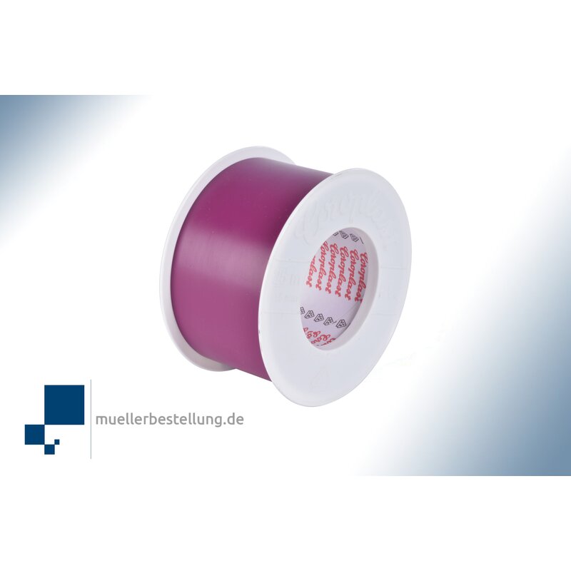 Coroplast 1886 vde electrical insulating tape, 25 m, 50 mm, violet