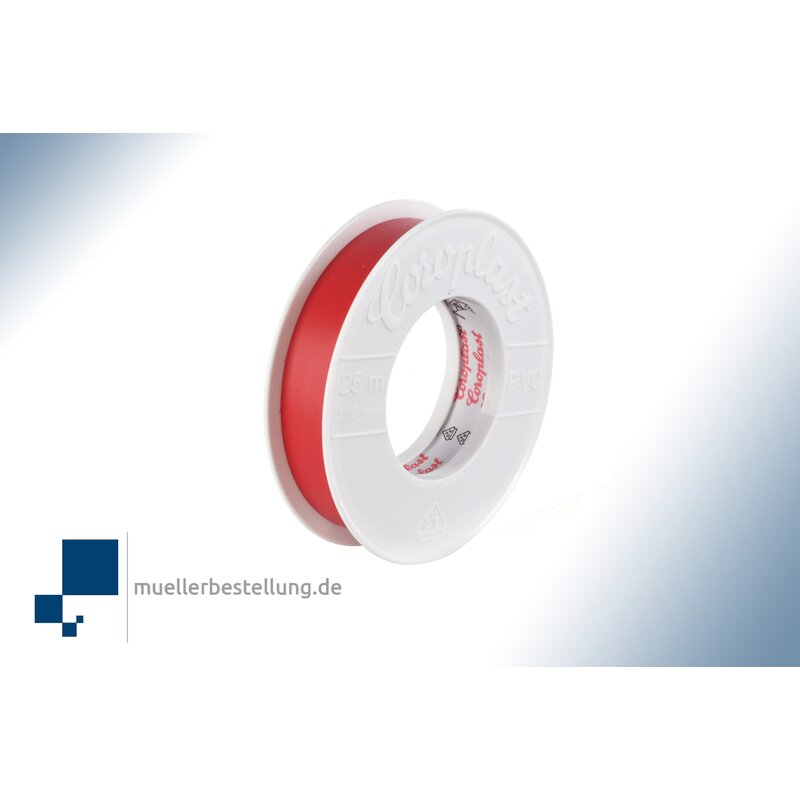 SP-CORO1817-VDE-25-19 Coroplast 1817 VDE Elektroisolierband, 25 m, 19 mm, rot