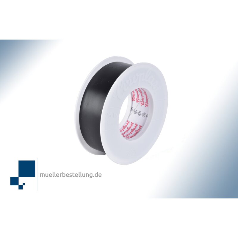 SP-CORO1866-VDE-25-30 Coroplast 1866 VDE Elektroisolierband, 25 m, 30 mm, schwarz