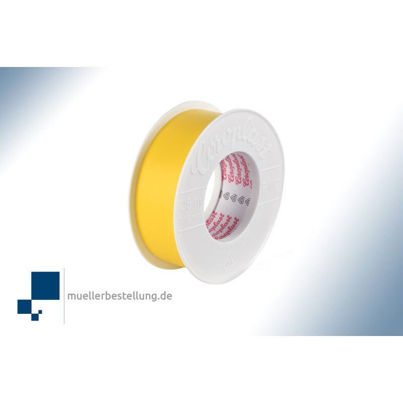 SP-CORO1856-VDE-25-30 Coroplast 1856 VDE Elektroisolierband, 25 m, 30 mm, gelb