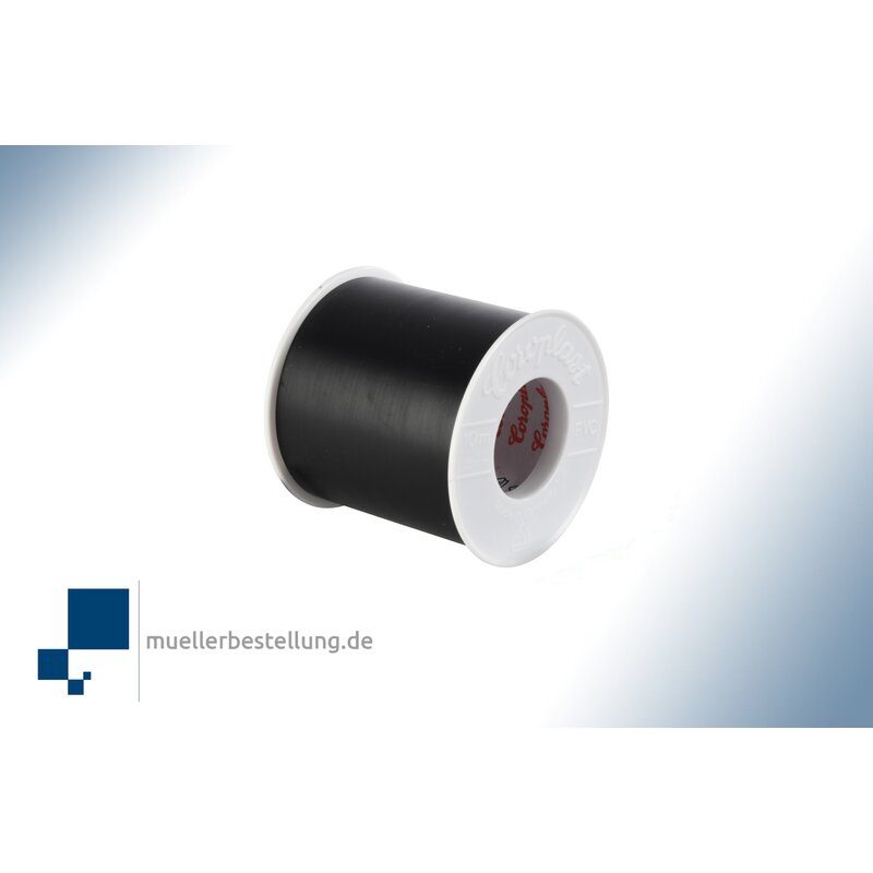 SP-CORO1758-VDE-10-50 Coroplast 1758 VDE Elektroisolierband, 10 m, 50 mm, schwarz