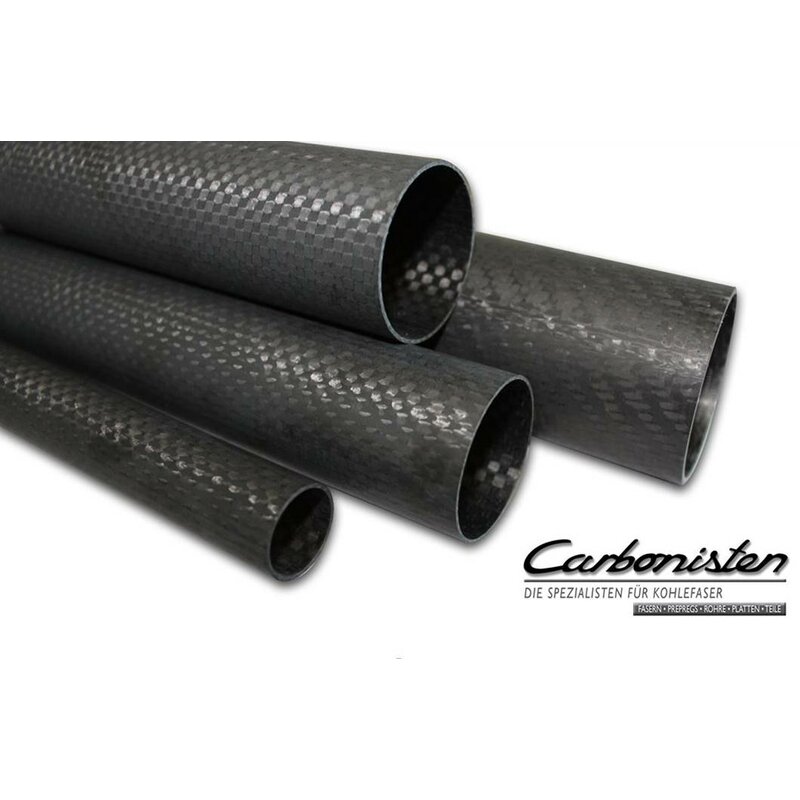 CFK-Rohr 6,0 x 4,0 x 1000 mm  Carbon-Rohr Rundrohr Kohlefaser Carbonfaser 