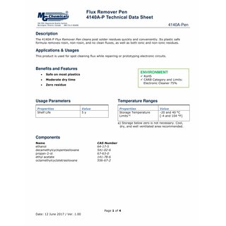 4140A-P MG Chemicals 4140A Flussmittel-Entferner (Stift),...
