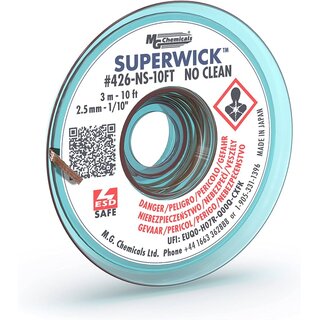 MG Chemicals 426-NS Superwick -  Blau, statisch frei, No...