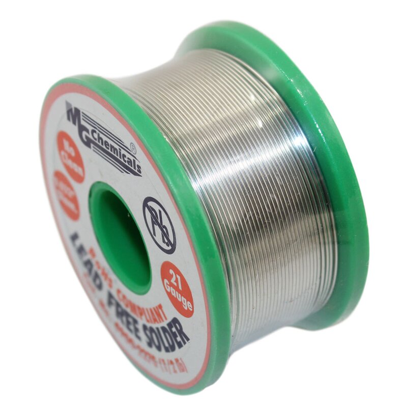 MG Chemicals - SAC305, 96.3% tin, 0.7% copper and 3% Silver, LEAD FREE, 0.81mm/0.032 Dia.
