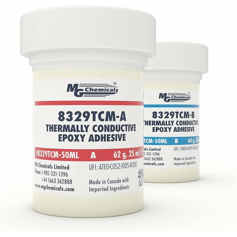 8329TCM-50ML MG Chemicals 8329TCM Klebstoff - Wrmeleitendes Epoxid, mittelhrtend (Verhltnis: 1:1), 45 ml