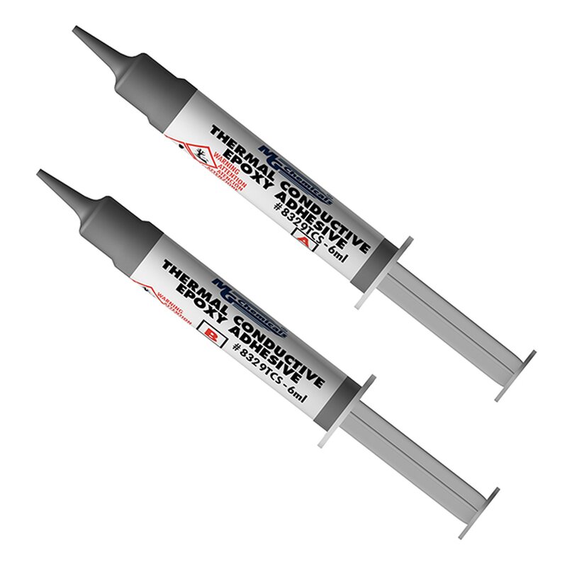 8329TCS-6ML MG Chemicals 8329TCS Klebstoff - Wrmeleitendes Epoxid, langsam hrtend (Verhltnis 1:1), 6 ml