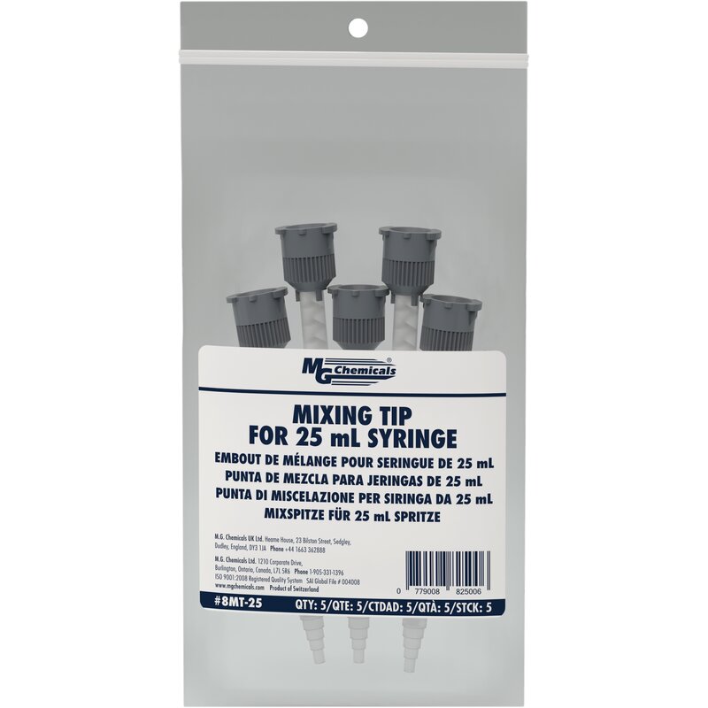 8MT-25 MG Chemicals 8MT Mischkanle fr 25 ml-Spritze, 5er Pack