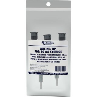 MG Chemicals - Mixing-Tip for 50ml Syringe, 5 Pack
