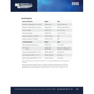 MG Chemicals 8800 Schwarze flexible Polyurethan-Verguss-...