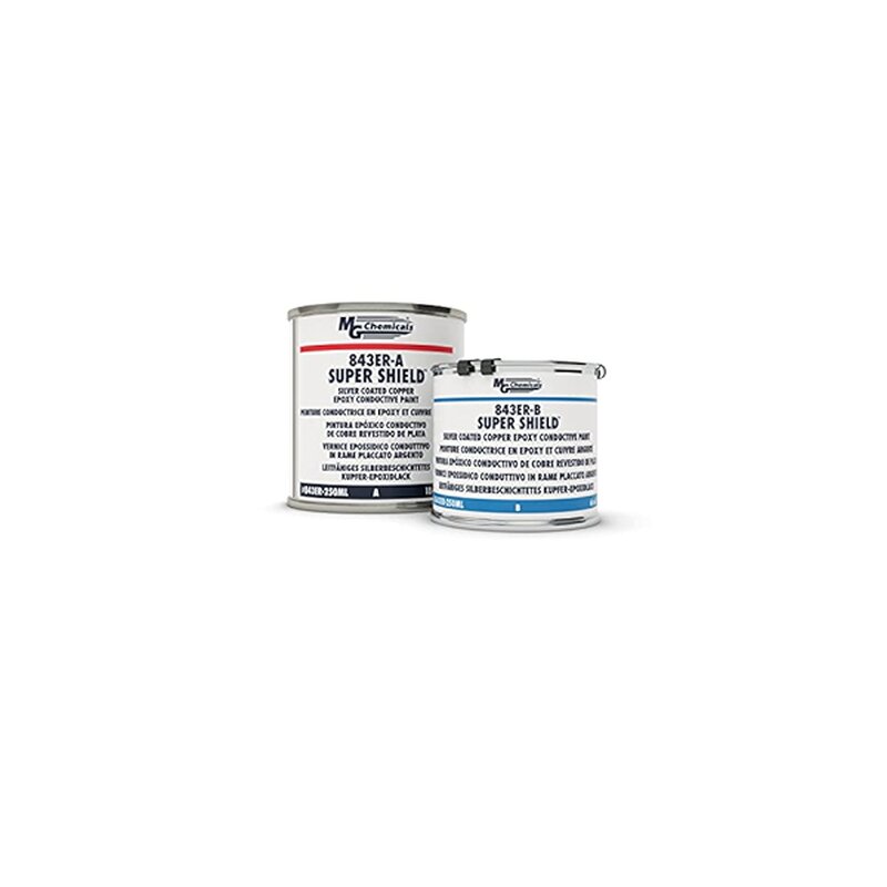 843ER-250ML MG Chemicals 843ER SUPER SHIELD&trade;  Silberbeschichtete Kupfer-Epoxid-Leitbeschichtung, 250 ml