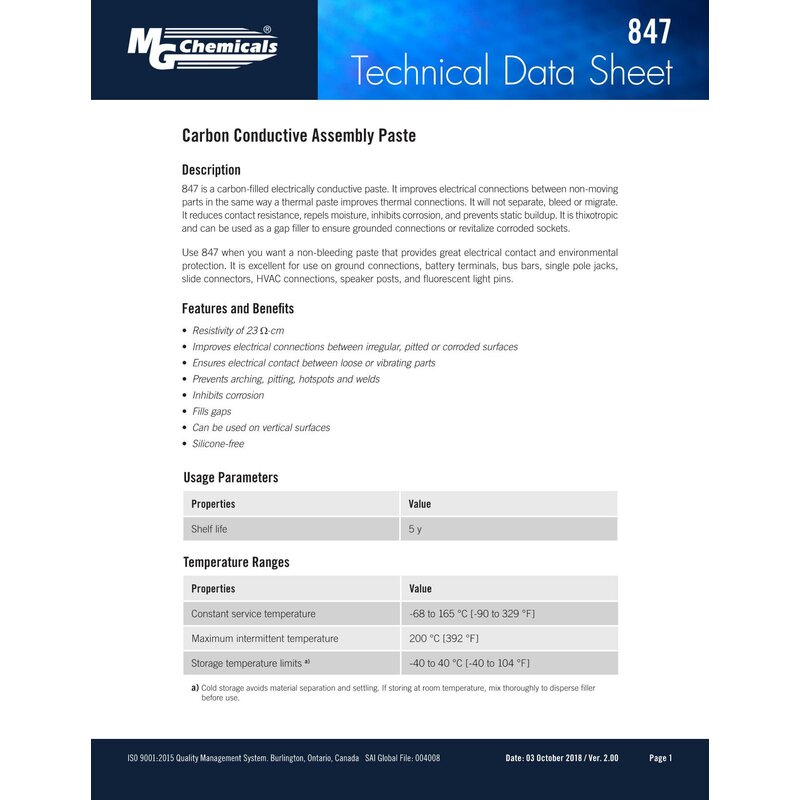 MG Chemicals Carbon Conductive Paste, 37,85