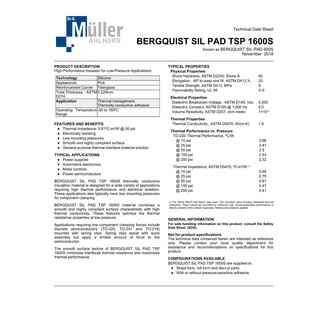 SP900S-0.009-AC-58 Bergquist SIL PAD TSP 1600S -...