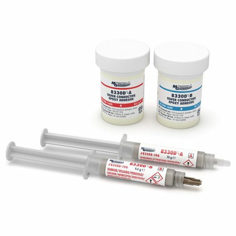 MG Chemicals 8330D - Silver Conductive Epoxy Adhesive Syringes 6 mL