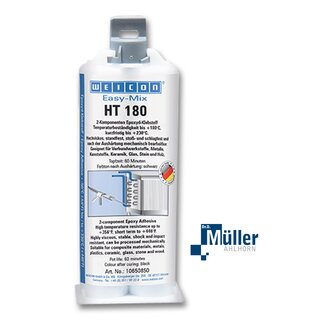 Easy-Mix HT 180, Epoxyd-Klebstoff, 50 ml, transparent