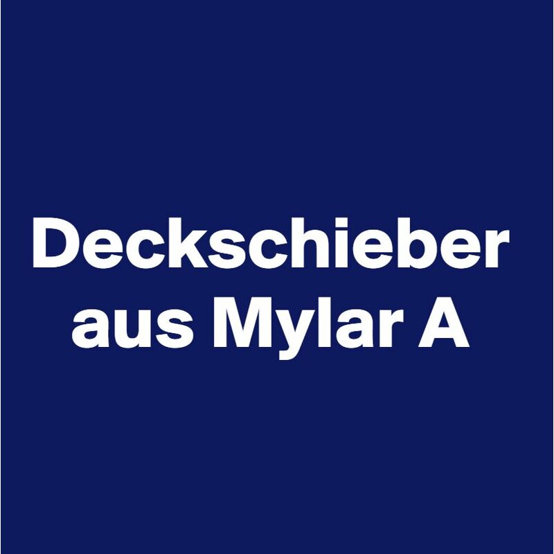 Deckschieber aus Mylar A, FI 13010 - 0,350 mm dick,  1000 x 17 x 5,5 mm