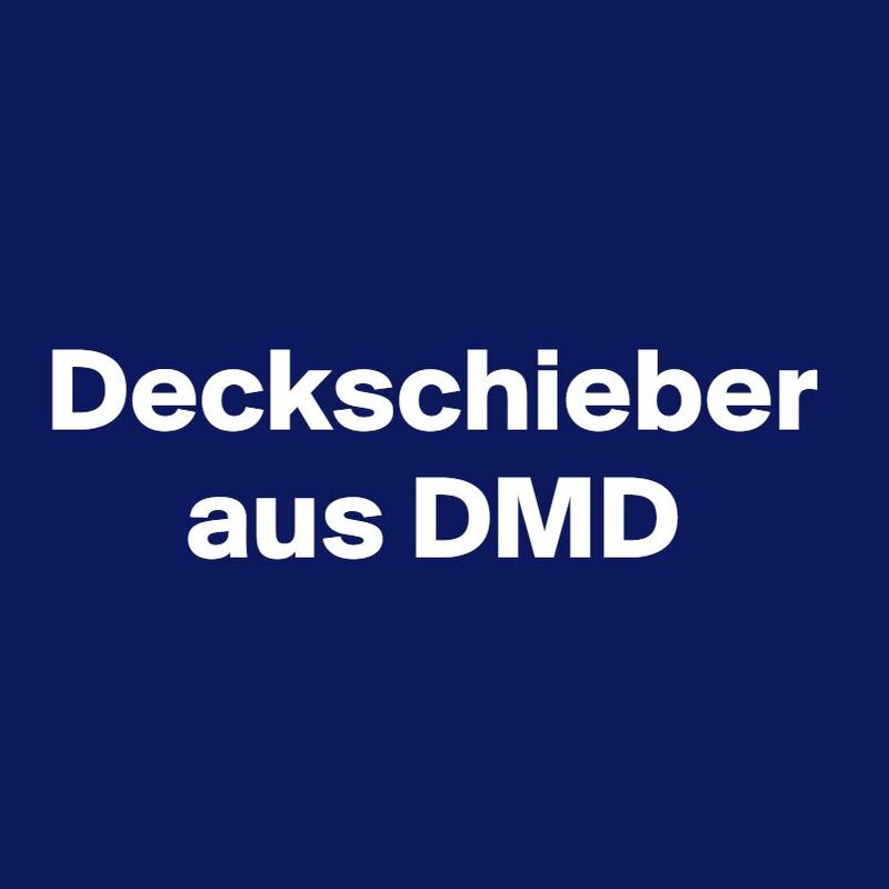 Deckschieber aus DMD, FI 14010 - 0,360 mm dick, 1000 x 15 x 4,5 mm