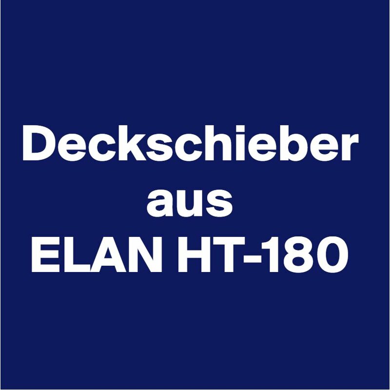 Slot closure made of elan ht-180, fi 14220 - 0.340 mm thick, 1000 x 10 x 2.0 mm