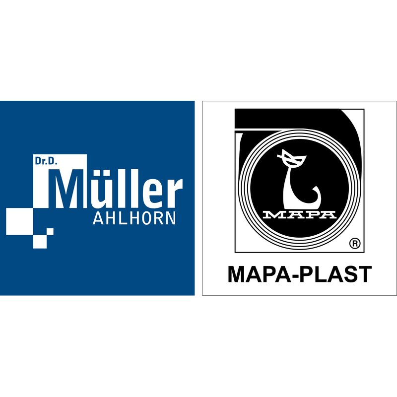 MAPA-PLAST Anschlagstopper-Set, 8 x 16 mm, 8 x 22 mm, Wei, 24 Stck