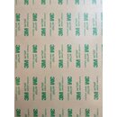 Ultem 1000, Schwarz - 305 x 305 x 0,3 mm, mit Kleber 3M467