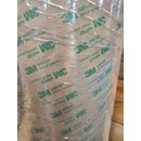 Ultem 1000, Schwarz - 377 x 370 x 0,3 mm, mit Kleber 3M468